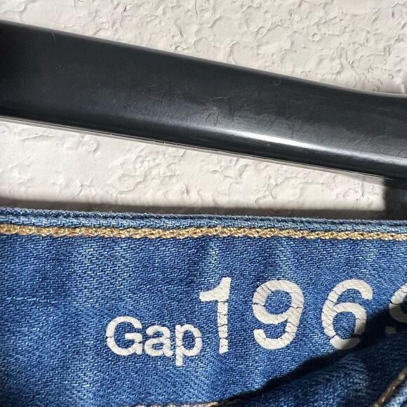Gap 1969 Womens Blue‎ Denim High Rise Casual Skinny Jeans Size 26P - Picture 5 of 8